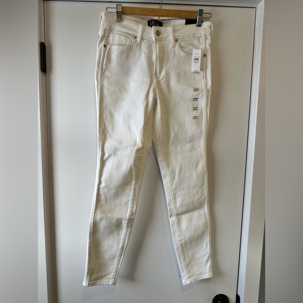 Gap White Leggings style Jeans